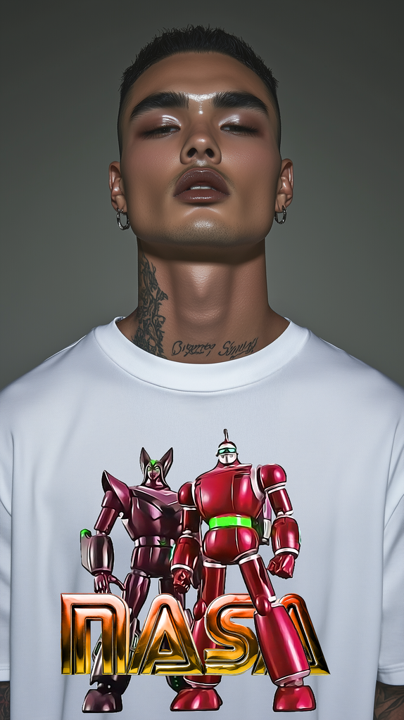 NASA ROBO Oversized Boxy Tee – Futuristic Streetwear, Redefined