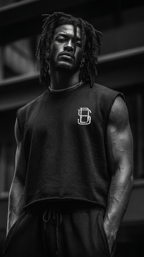 Dark Surf French Terry Boxy Tank Top RB0003