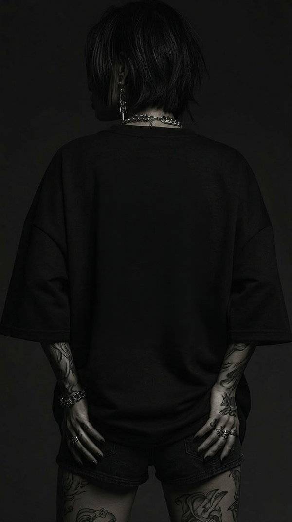 Women's Dark Surf Unisex Oversized Cotton T-Shirt UT0008