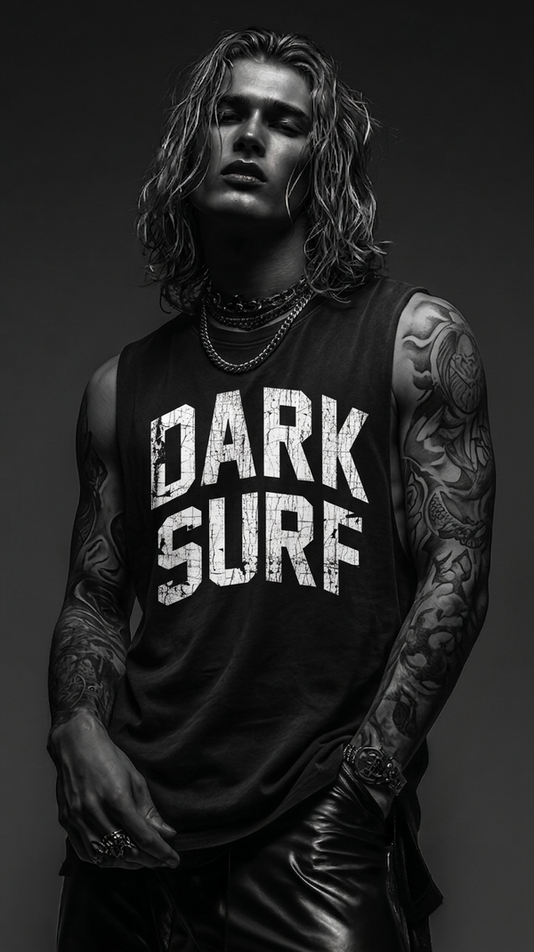 Dark Surf Reverse Washed Tank Top RB0002