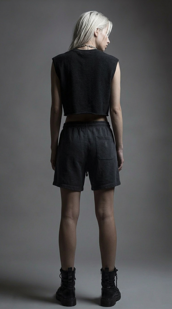 Women's Dark Surf Vintage Wash Cotton Shorts RK0014