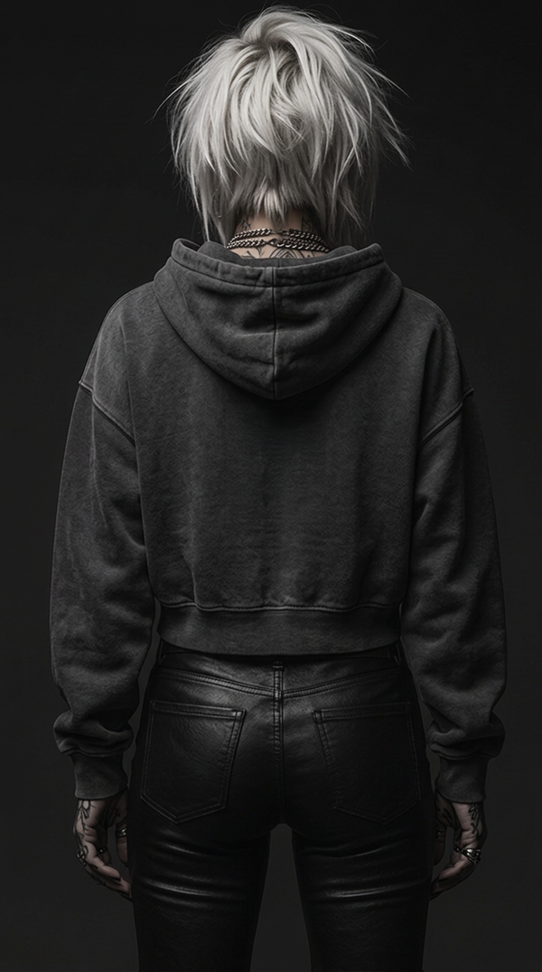 Women's Dark Surf Vintage Washed Heavyweight Hoodie WW0002