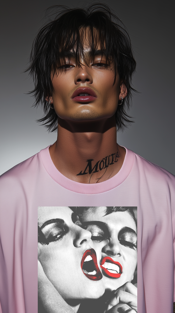 REBEL FEMME PINK Oversized Boxy Tee – Bold and Comfortable Streetwear