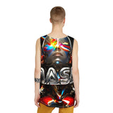 Men's NASA Graphic Tank Top - Futuristic Design for Space Lovers