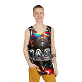 Men's NASA Graphic Tank Top - Futuristic Design for Space Lovers