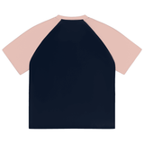 Color-Blocked Raglan Sleeve T-Shirt