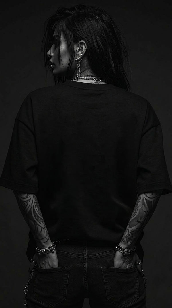 Women's Dark Surf Oversized Drop Shoulder T-Shirt UT0003