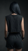 Women's Dark Surf French Terry Boxy Tank Top RB0003
