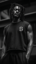Dark Surf French Terry Boxy Tank Top RB0003