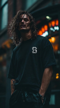 Dark Surf Unisex Oversized Cotton T-Shirt UT0008