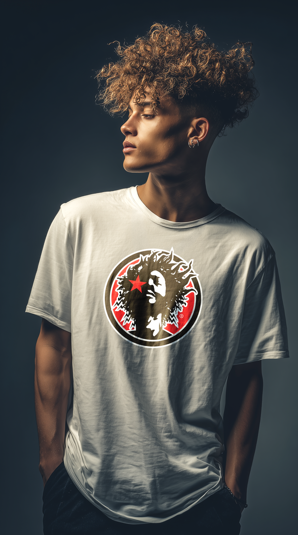 Raiders Crest WHITE  Boxy T-shirt RT0061DS