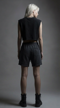 Women's Dark Surf Vintage Wash Cotton Shorts RK0014