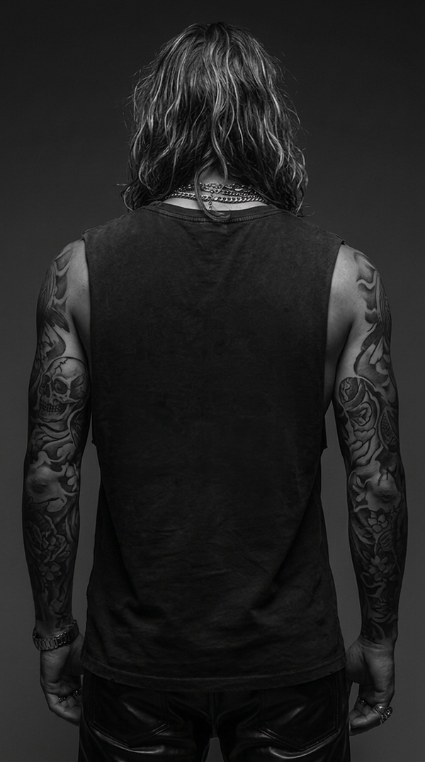 Dark Surf Reverse Washed Tank Top RB0002